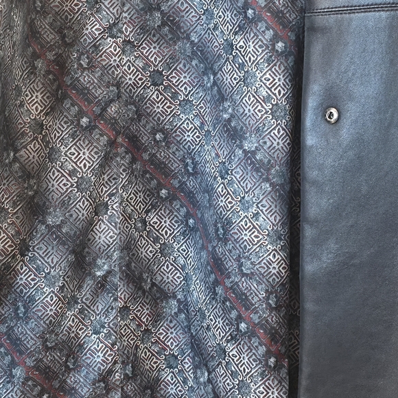 Bod & Christensen Elegant Women's Black Leather Coat Size S-M PtP 18" - Picture 6 of 10